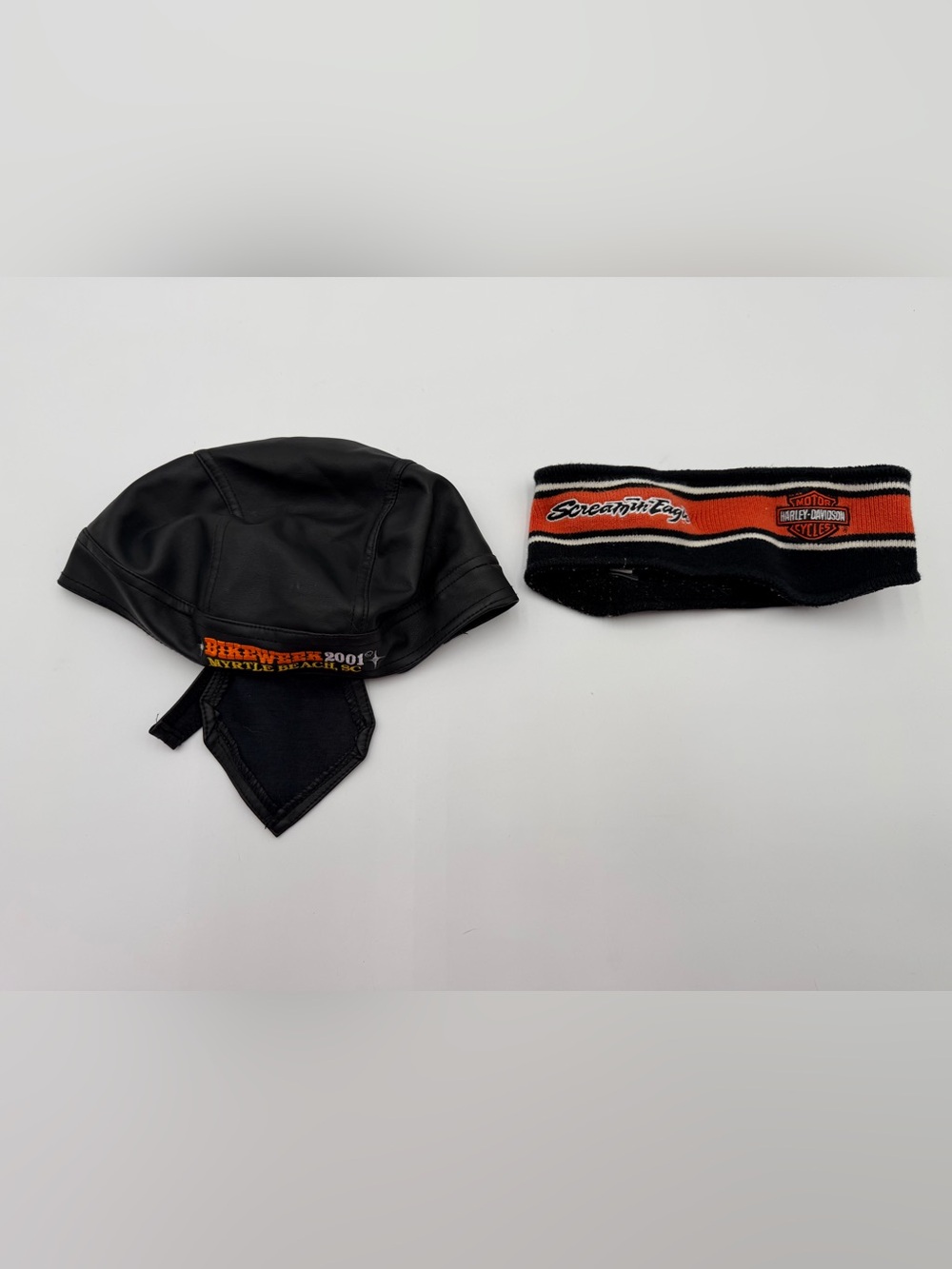 Men’s Harley-Davidson Myrtle Beach
Bike Week 2001 skull cap & Headwrap